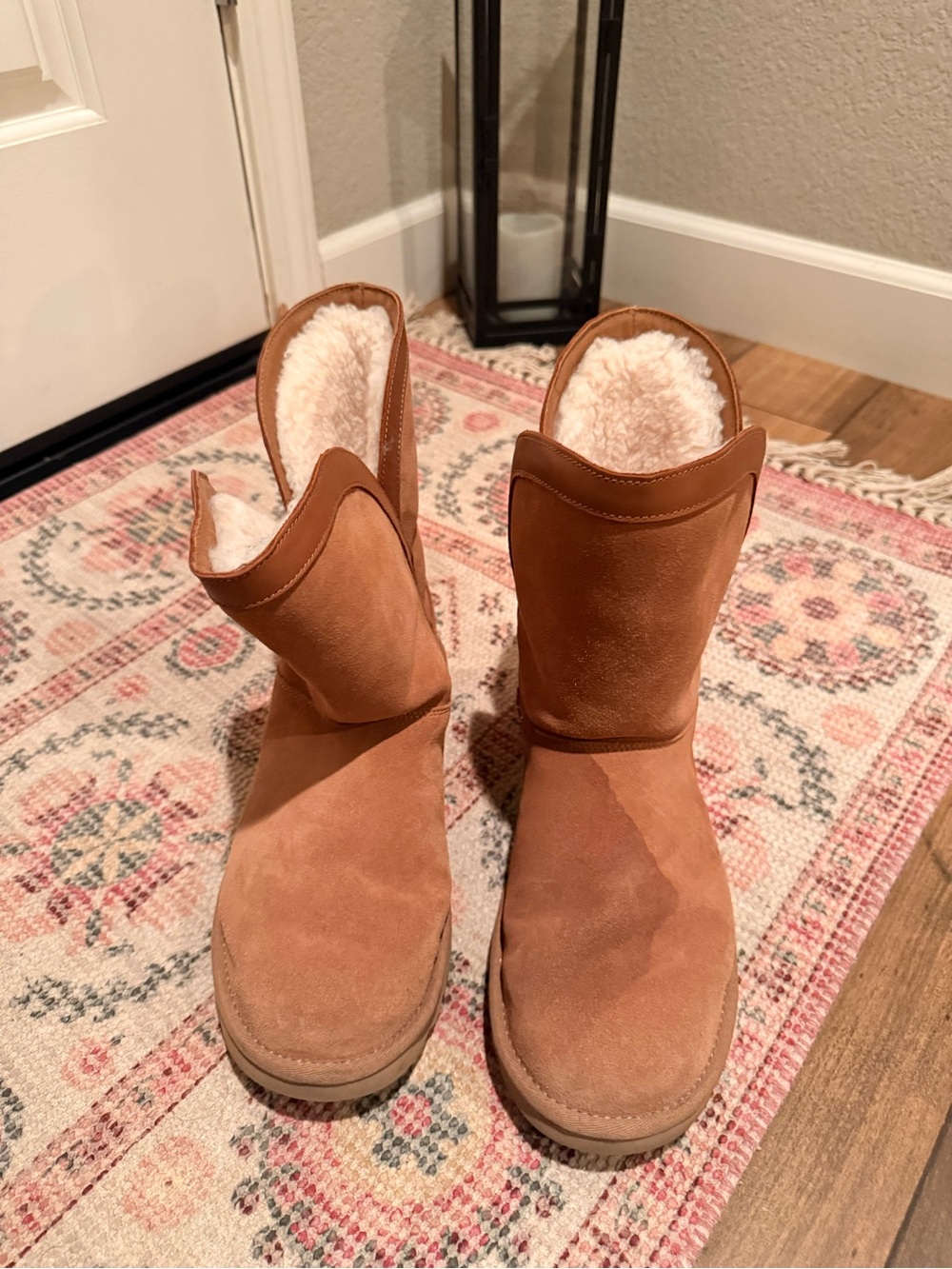 Ugg Women's Shearling-Lined Suede Boots - Tan